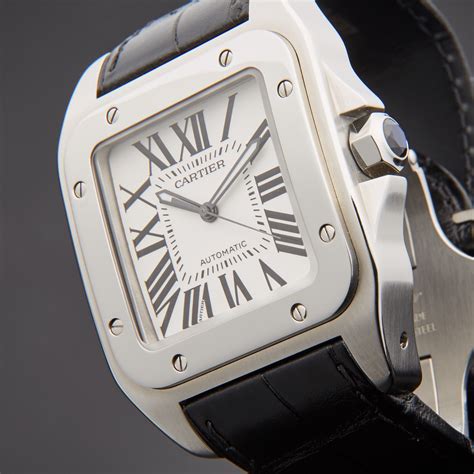 gebrauchte cartier santos|used cartier santos 100.